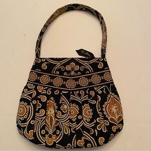 Vera Bradley Cafe Latte Hannah Pleated Handbag